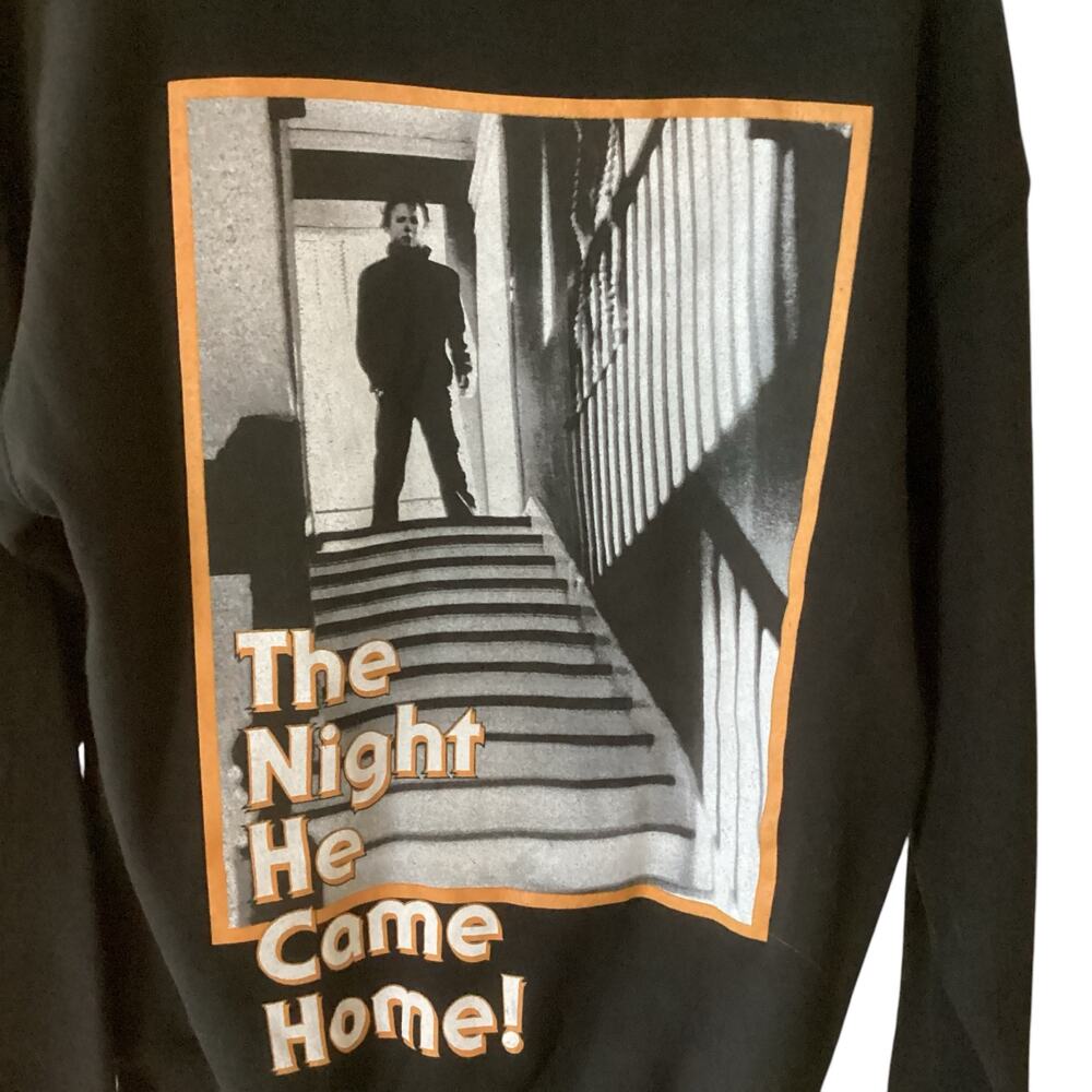 John Carpenter's Halloween Hoodie The Night He Came Home Sz S Women/Youth L